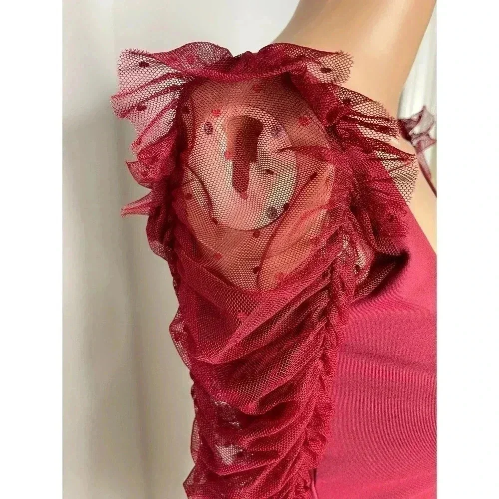 Intimately by Free People Must be love bodysuit wine size S - Picture 8 of 10